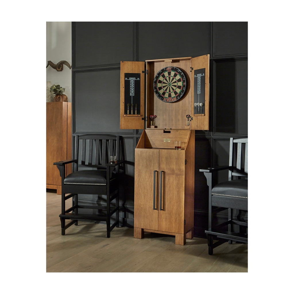 American Heritage Alta Standup Dartboard Cabinet - Game Room Spot