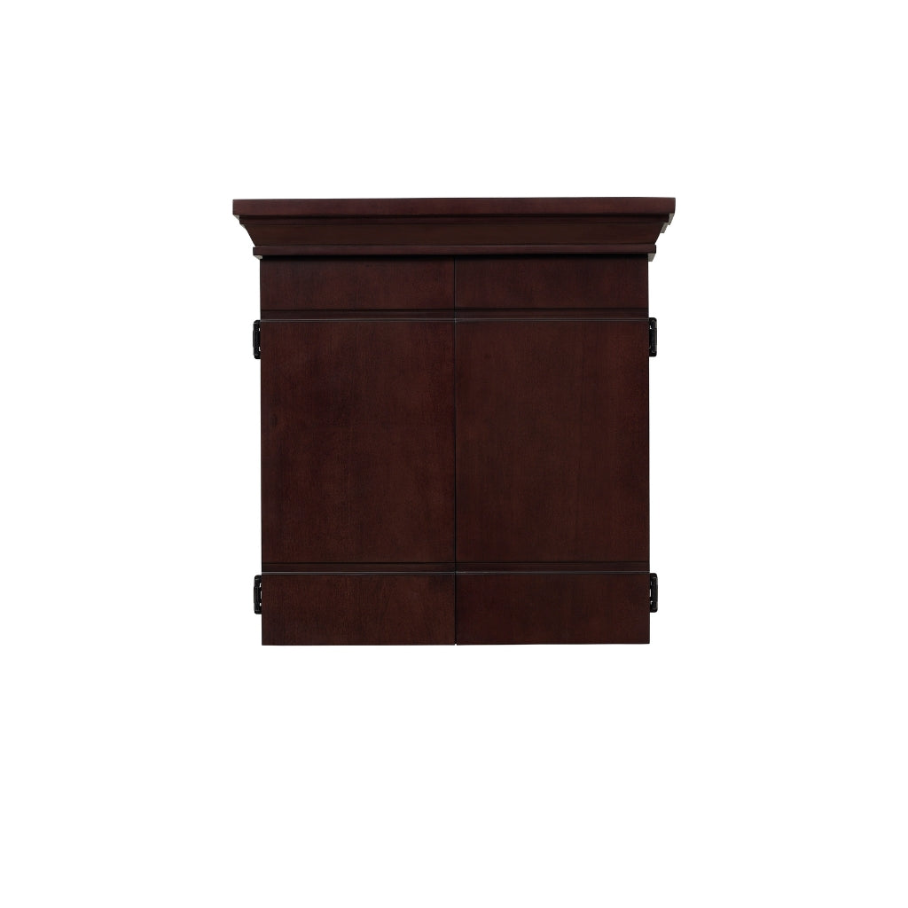 American Heritage Athos Dartboard Cabinet closed - Game Room Spot