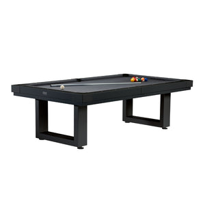 American Heritage Billiards Lanai Outdoor Pool Table in Black - Game Room Spot