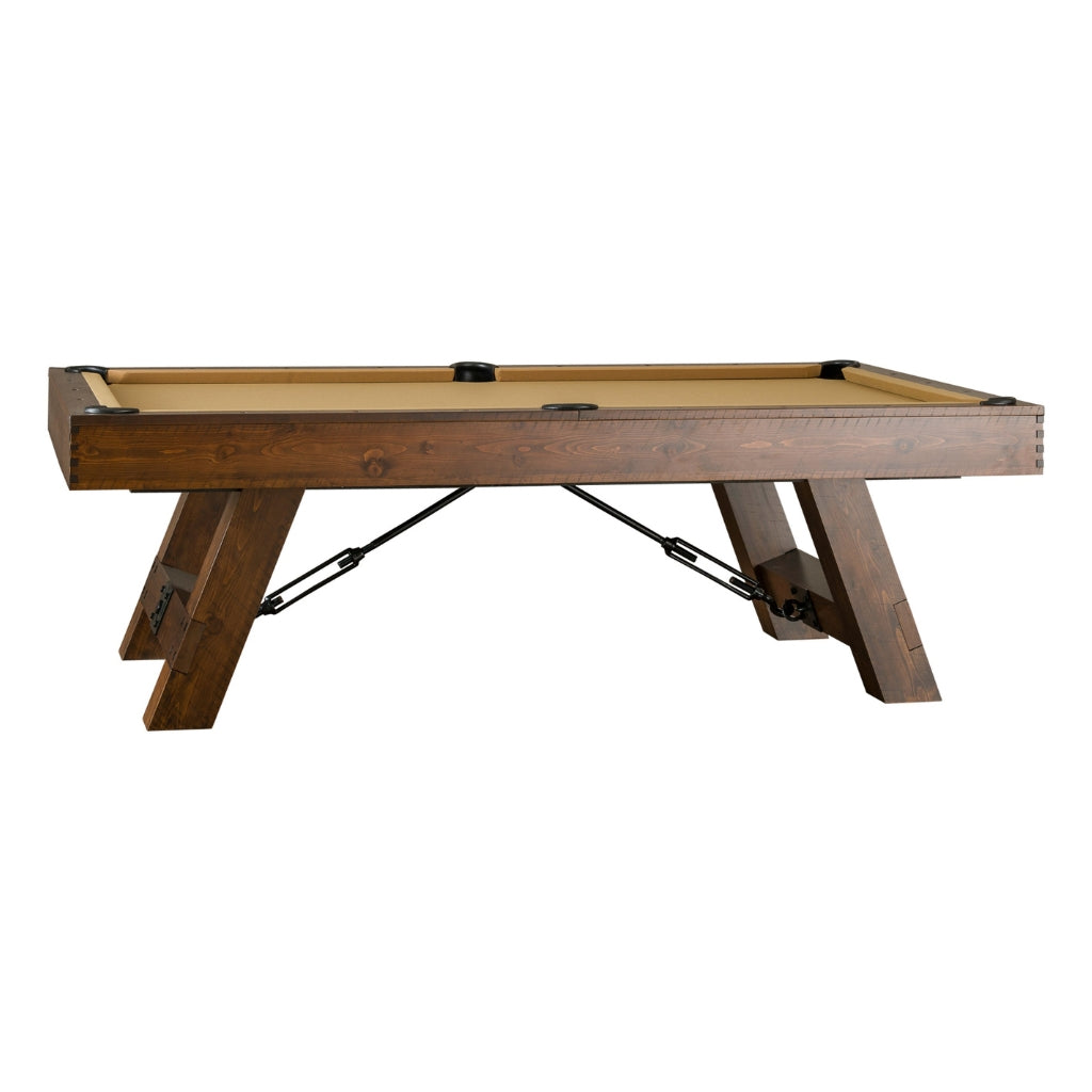 American Heritage Billiards Savannah 8' Pool Table in Sable - Game Room Spot