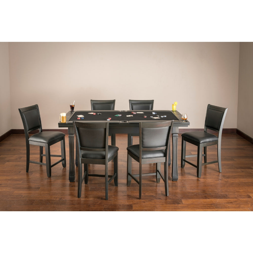American Heritage Burlington Game Table Set display - Game Room Spot