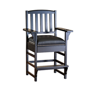 American Heritage King Chair in Black - Game Room Spot