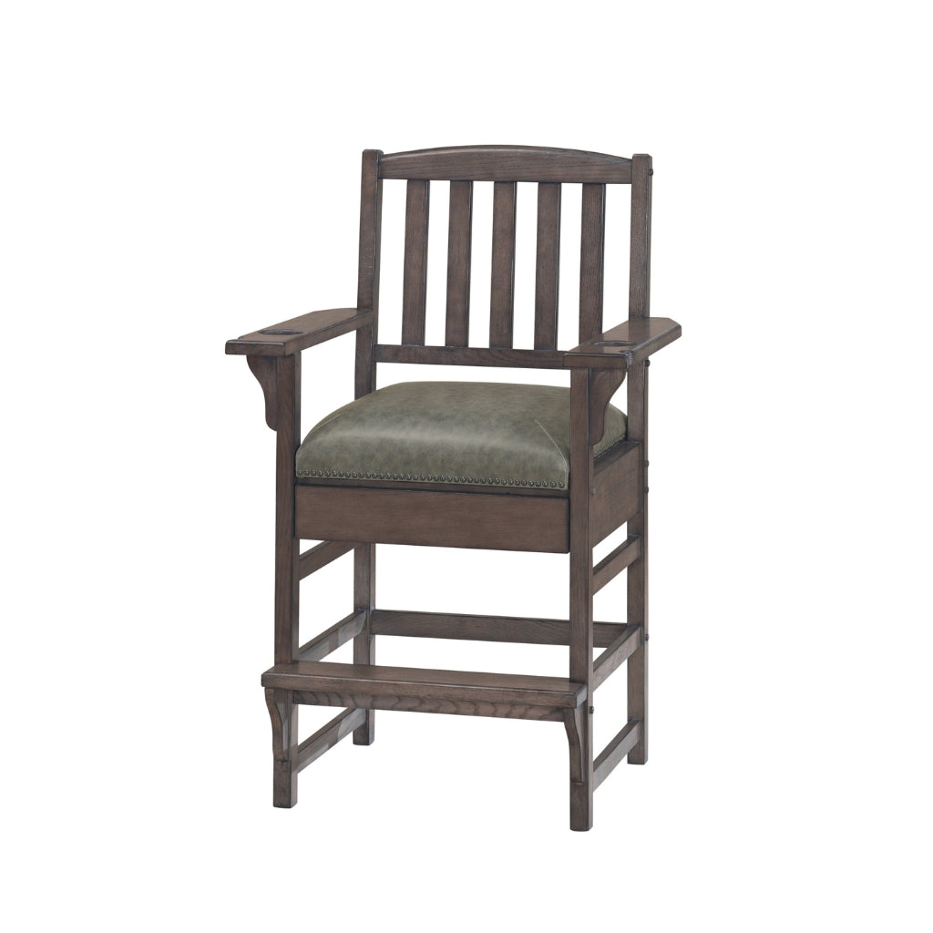 American Heritage King Chair in Glacier - Game Room Spot