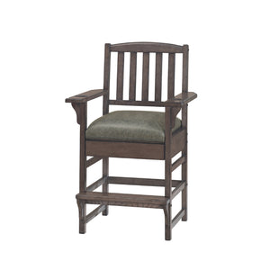 American Heritage King Chair in Glacier - Game Room Spot
