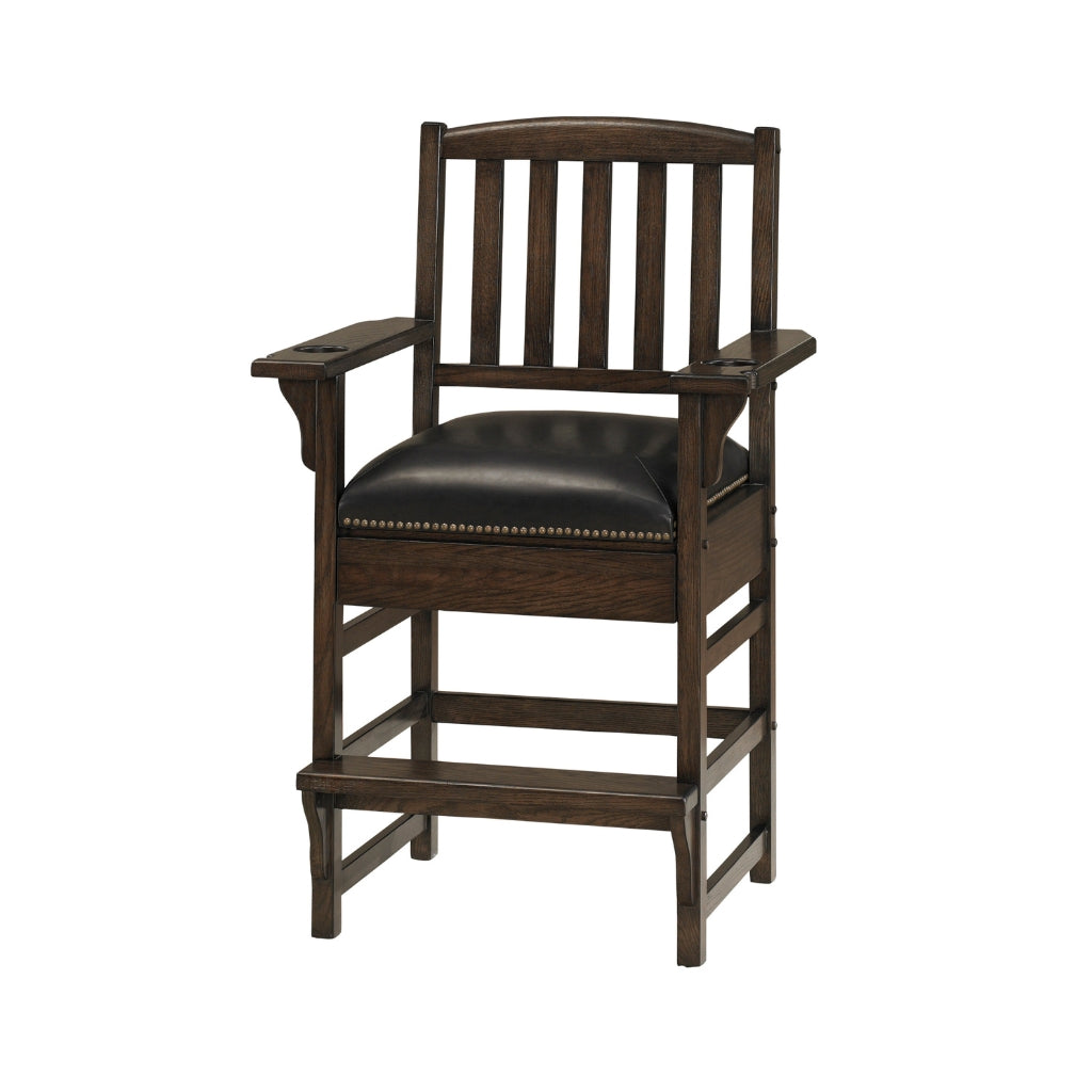 American Heritage King Chair in Riverbank - Game Room Spot