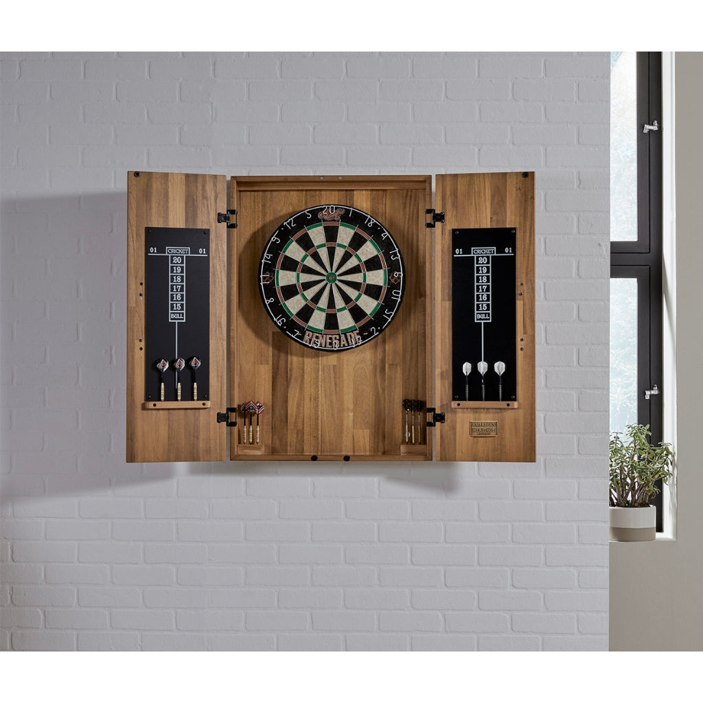 American Heritage Knoxville Dartboard Cabinet display - Game Room Spot