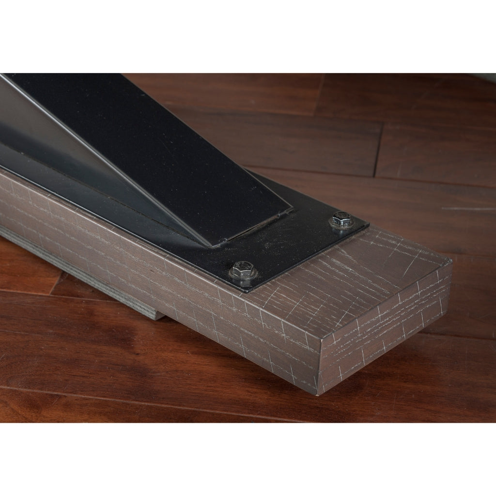 American Heritage Quest 14 Foot Shuffleboard Table closeup - Game Room Spot