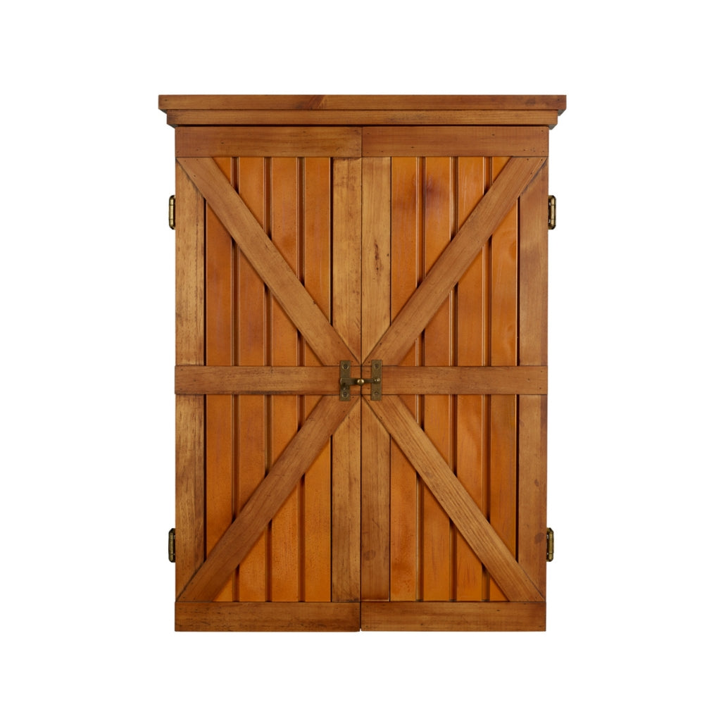 American Heritage Turnberry Dartboard Cabinet closed - Game Room Spot
