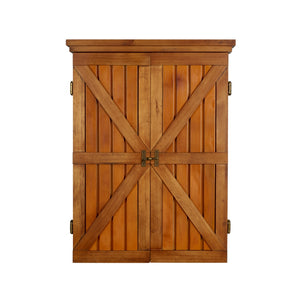 American Heritage Turnberry Dartboard Cabinet closed - Game Room Spot