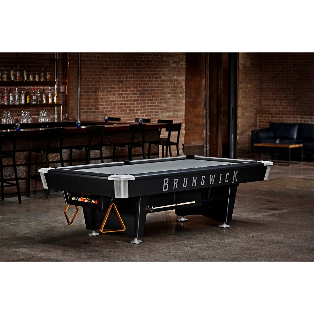 Brunswick Billiards Black Wolf Pro Pool Table - Game Room Spot