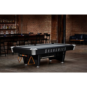 Brunswick Billiards Black Wolf Pro Pool Table - Game Room Spot