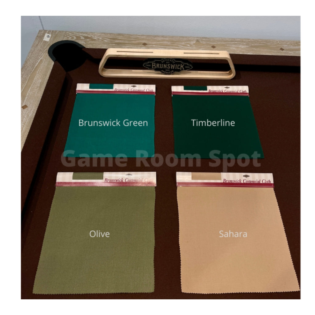 Brunswick Billiards Centennial Cloth closeup - Game Room Spot
