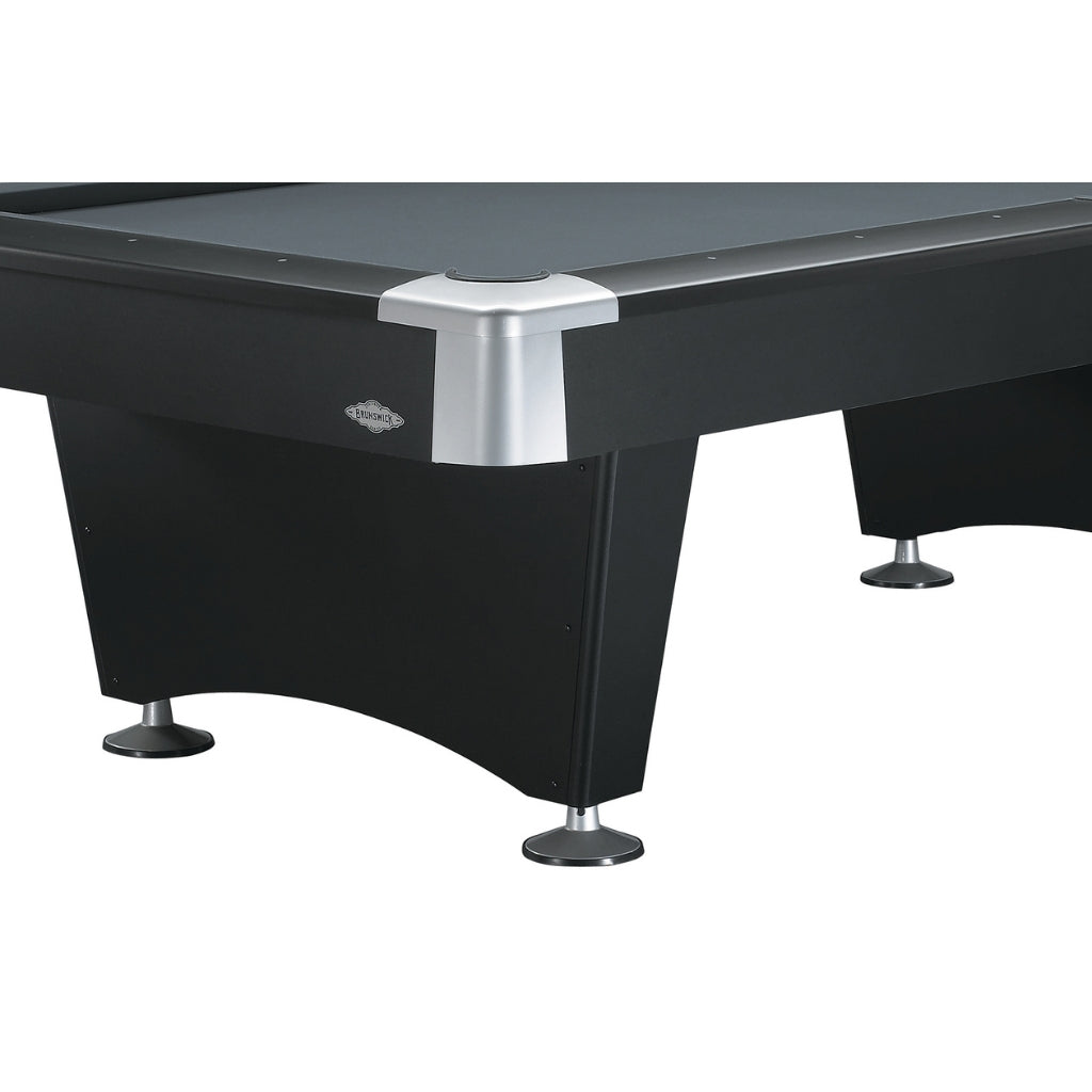 Brunswick Black Wolf Pool Table details - Game Room Spot