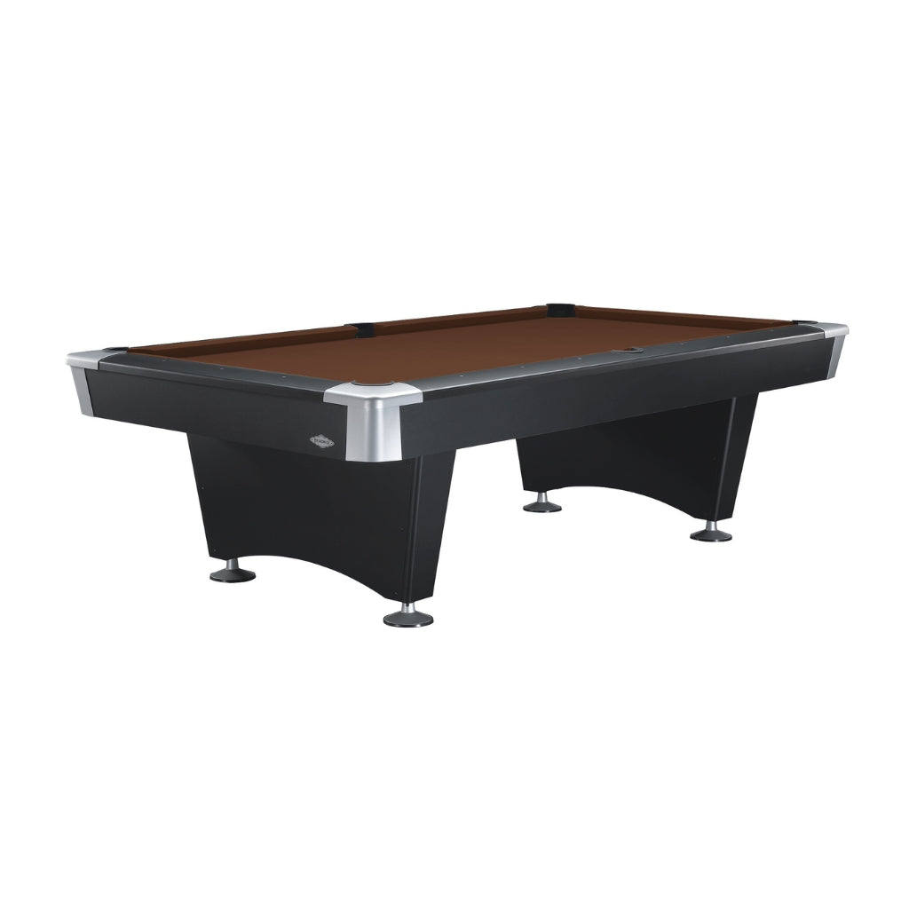 Brunswick Black Wolf 7' Pool Table in Chocolate Brown - Game Room Spot