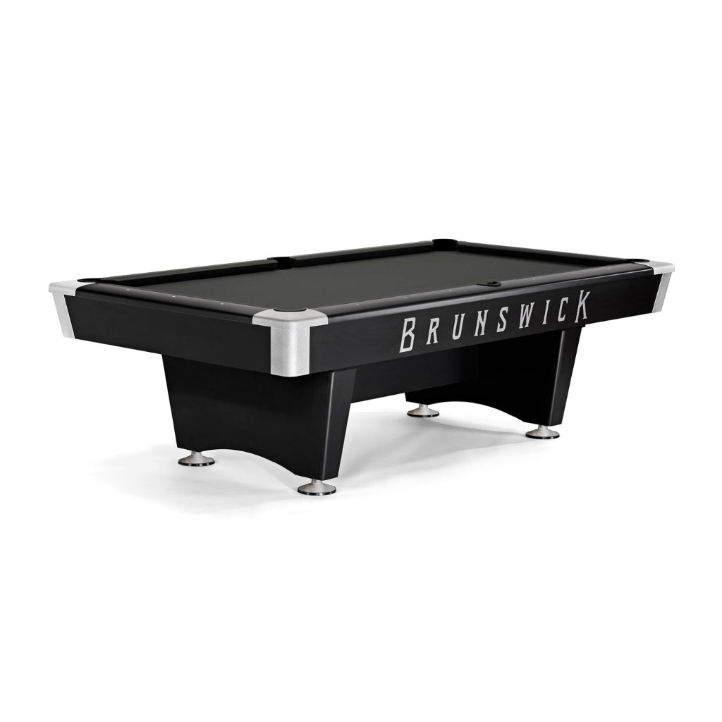 Brunswick Black Wolf Pro 7' Pool Table Drop Pocket in Charcoal Grey - Game Room Spot