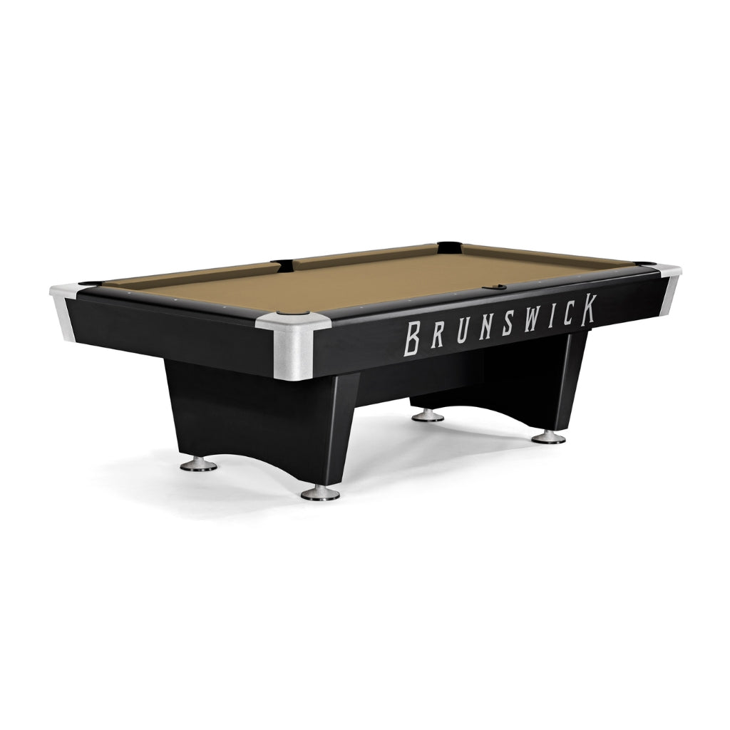 Brunswick Black Wolf Pro 7' Pool Table Drop Pocket in Sahara - Game Room Spot