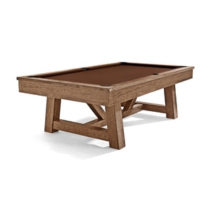 Brunswick Botanic Pool Table in Chocolate Brown - Game Room Spot
