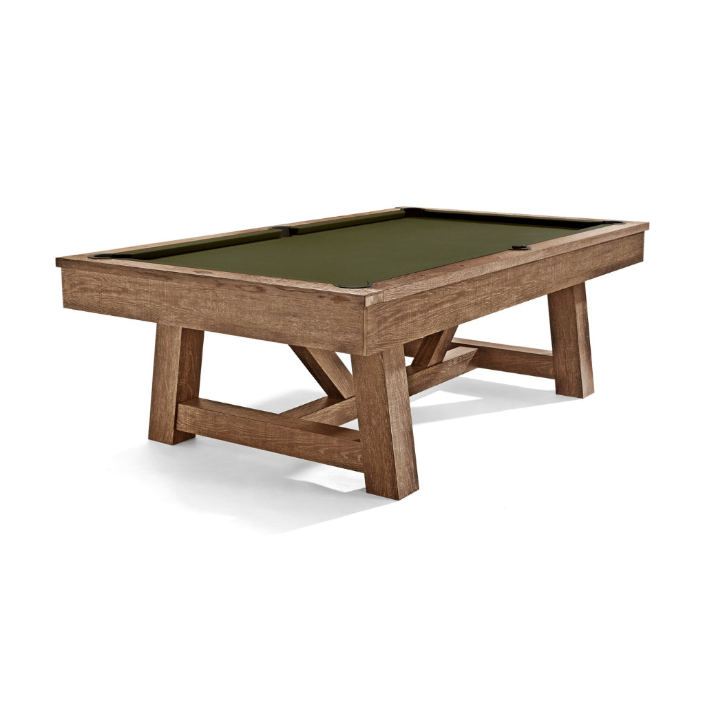 Brunswick Botanic Pool Table in Olive - Game Room Spot
