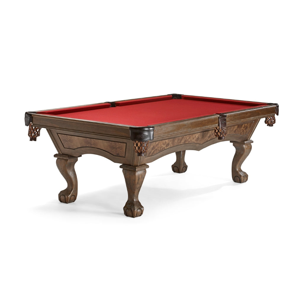 Brunswick Brae Loch 8' Pool Table in Cardinal Red - Game Room Spot