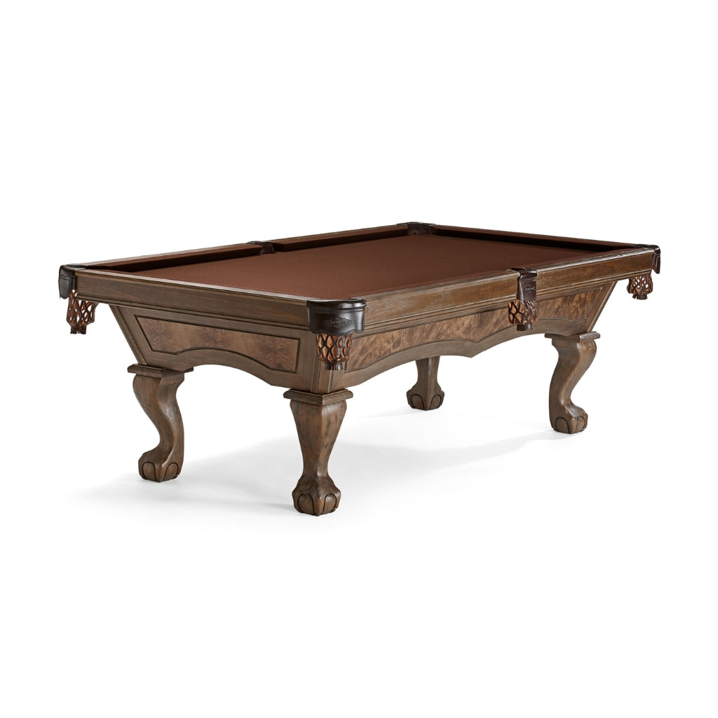 Brunswick Brae Loch 8' Pool Table in Chocolate Brown - Game Room Spot