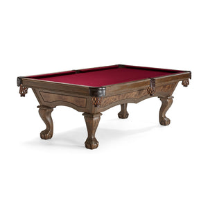 Brunswick Brae Loch 8' Pool Table in Merlot - Game Room Spot