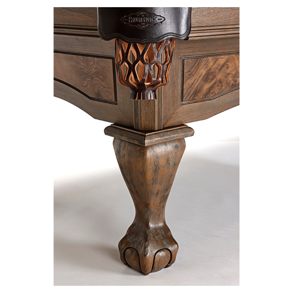 Brunswick Brae Loch 8' Pool Table legs - Game Room Spot
