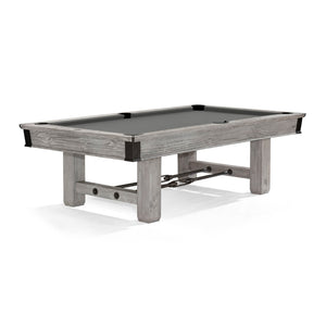 Brunswick Billiards Canton Pool Table Rustic Grey in Gun Metal Grey - Game Room Spot