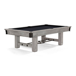Brunswick Billiards Canton Pool Table Rustic Grey in Ebony - Game Room Spot