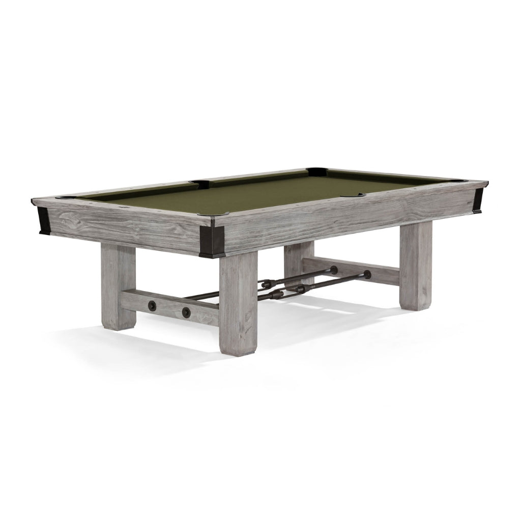 Brunswick Billiards Canton Pool Table Rustic Grey in Brunswick Olive - Game Room Spot