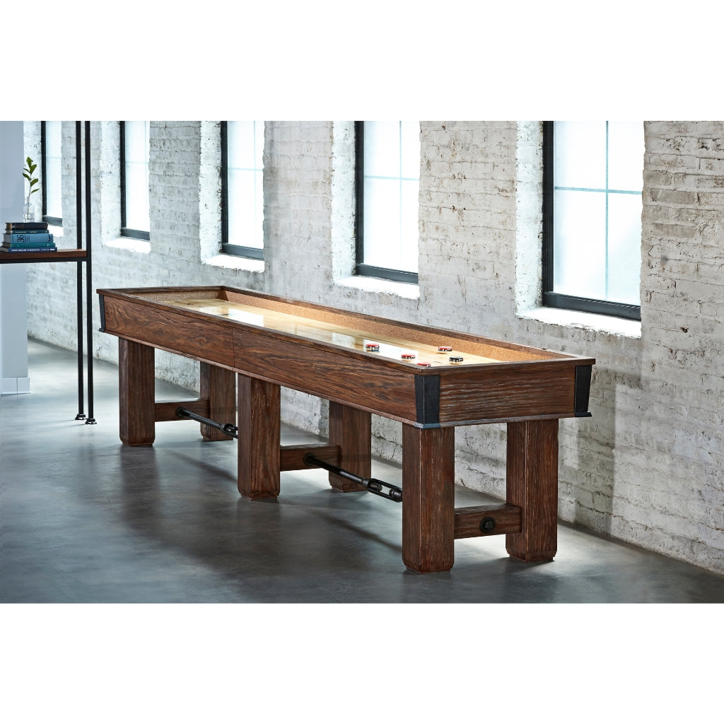 Brunswick Canton Shuffleboard Table display - Game Room Spot