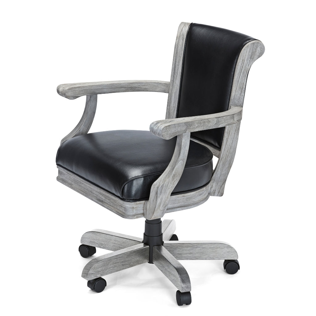 Brunswick Centennial Game Table Chair Rustic Grey - Game Room Spot