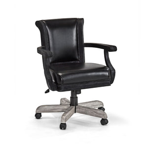 Brunswick Centennial Game Table Chair Black and Grey - Game Room Spot