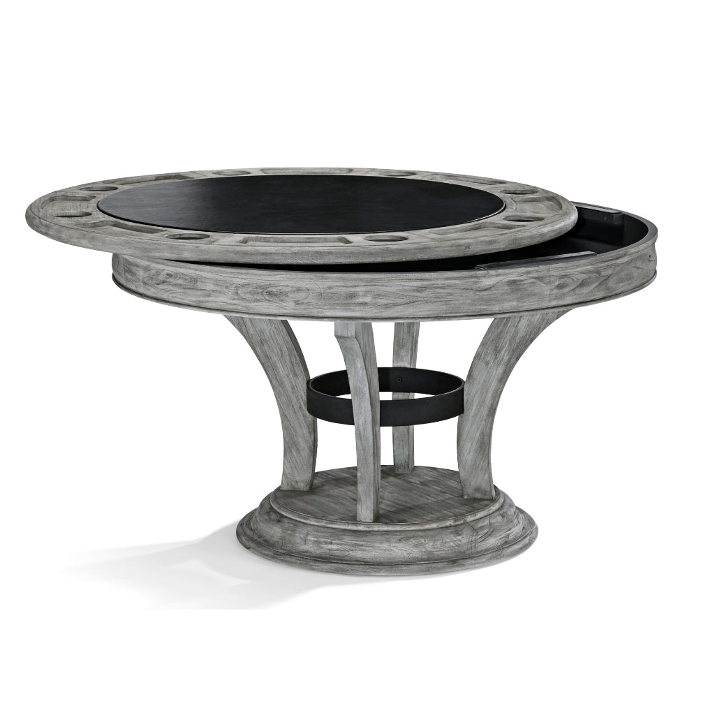 Brunswick Centennial Game Table Rustic Grey Detail - Game Room Spot