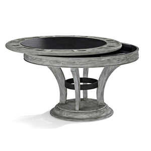 Brunswick Centennial Game Table Rustic Grey Detail - Game Room Spot