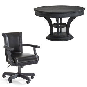 Brunswick Centennial Game Table Set in Black - Game Room Spot