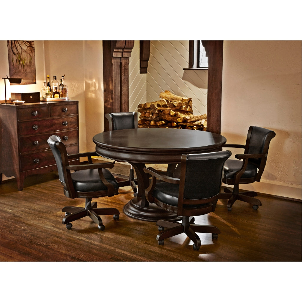 Brunswick Centennial Game Table Set Espresso - Game Room Spot