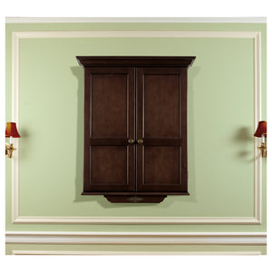 Brunswick Dartboard Cabinet in Espresso - Game Room Spot