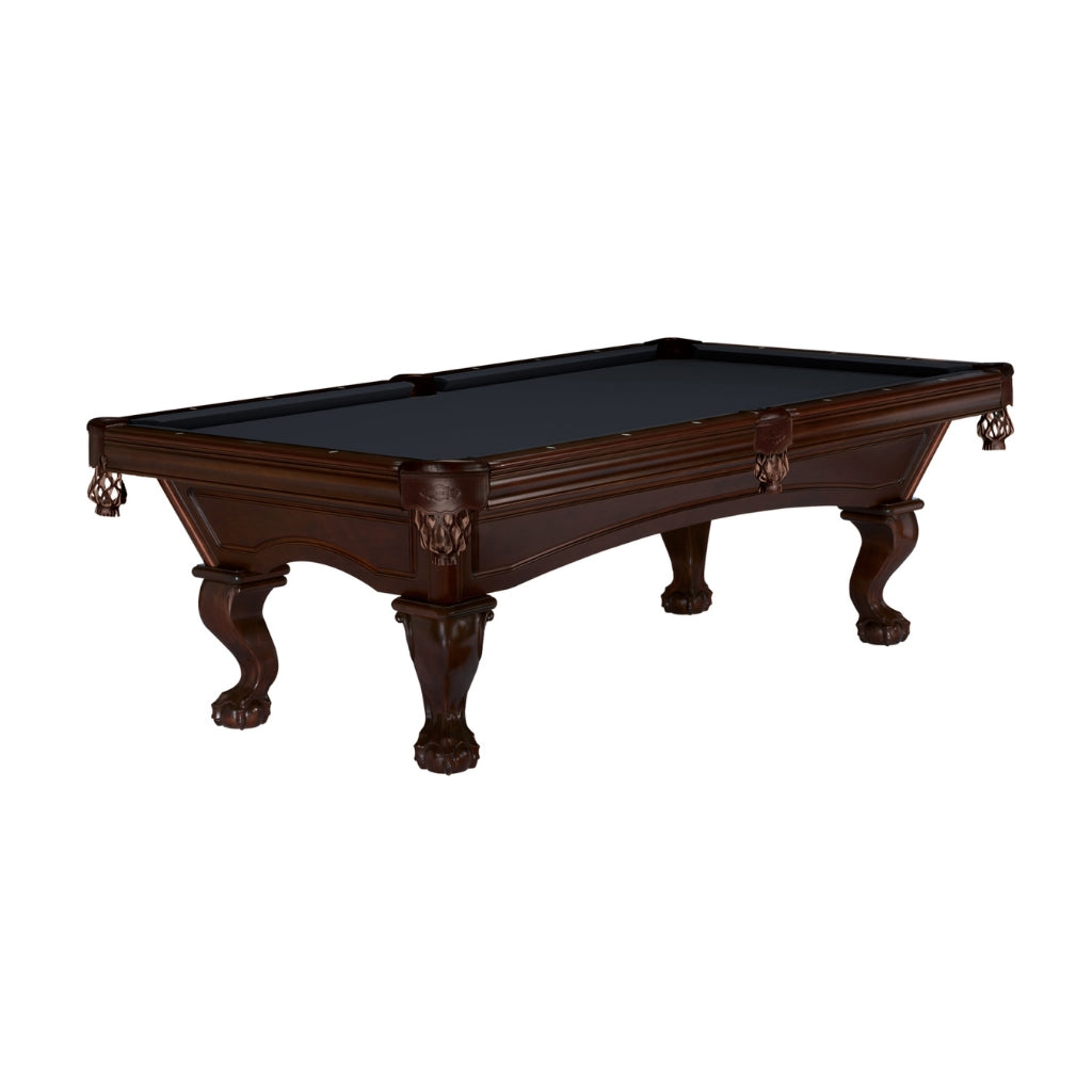Brunswick Billiards Glenwood Espresso 8 Foot Pool Table Talon in Ebony - Game Room Spot