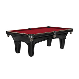 Brunswick Glenwood 8' Matte Black Pool Table in McIntosh - Game Room Spot