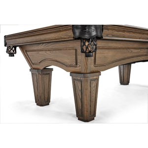 Brunswick Glenwood 8' Pool Table detail legs - Game Room Spot