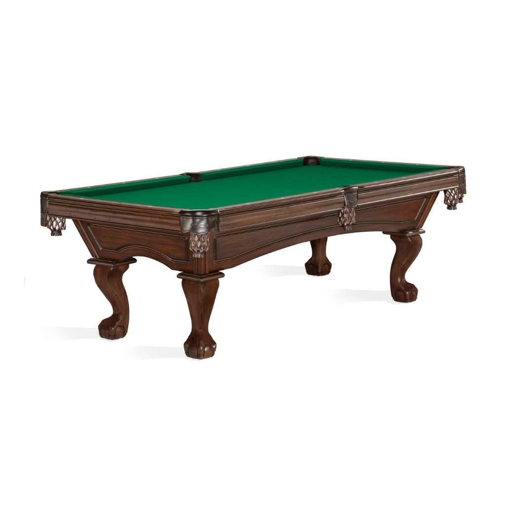 Brunswick Glenwood 8' Tuscana Pool Table Ball and Claw in Brunswick Green - Game Room Spot