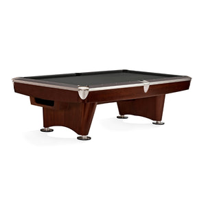 Brunswick Gold Crown VI 8' Pool Table Gully in Charcoal Grey - Game Room Spot