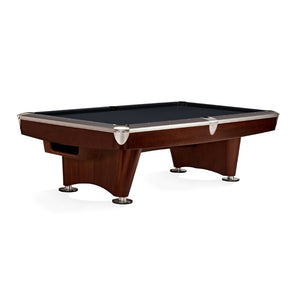 Brunswick Gold Crown VI 8' Pool Table Gully in Ebony - Game Room Spot