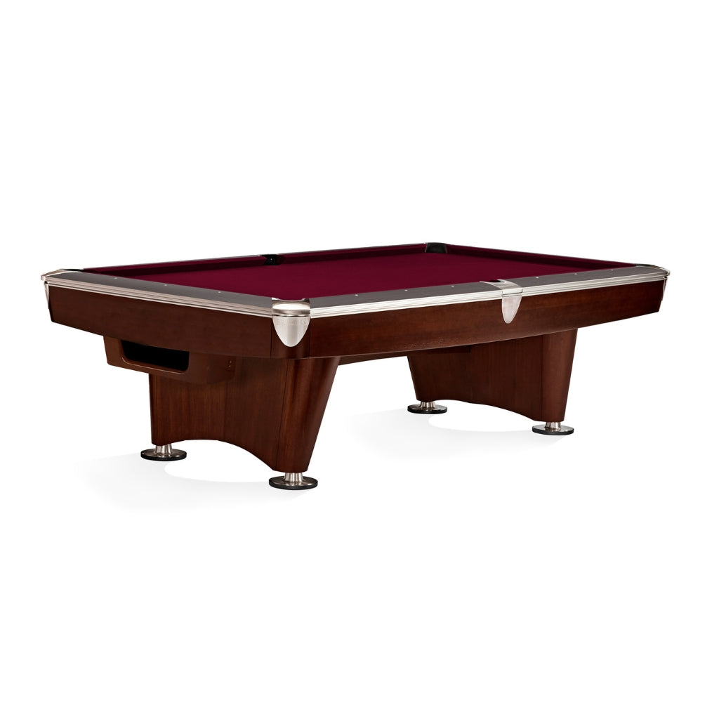 Brunswick Gold Crown VI 8' Pool Table Gully in Merlot - Game Room Spot
