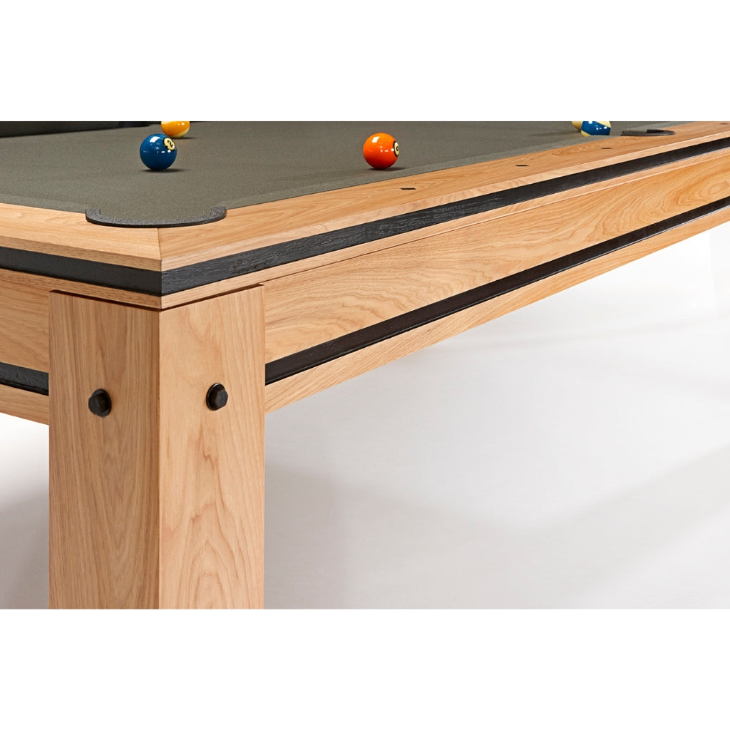 Brunswick Hickory Pool Table corner - Game Room Spot