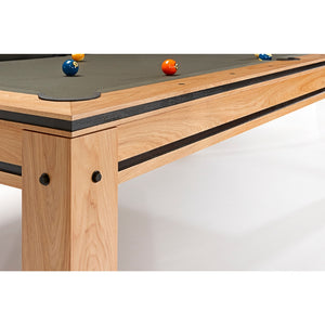 Brunswick Hickory Pool Table corner - Game Room Spot