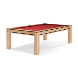 Brunswick Hickory Pool Table in Cardinal Red - Game Room Spot