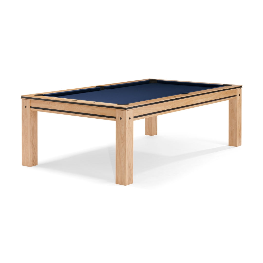 Brunswick Hickory Pool Table in Midnight Blue - Game Room Spot