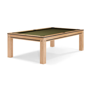 Brunswick Hickory Pool Table in Olive - Game Room Spot