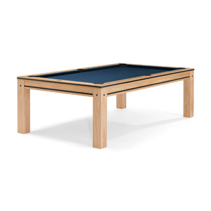 Brunswick Hickory Pool Table in Regatta Blue - Game Room Spot